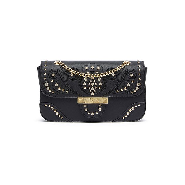 Borsa a spalla con borchie braccialini per happy friday 