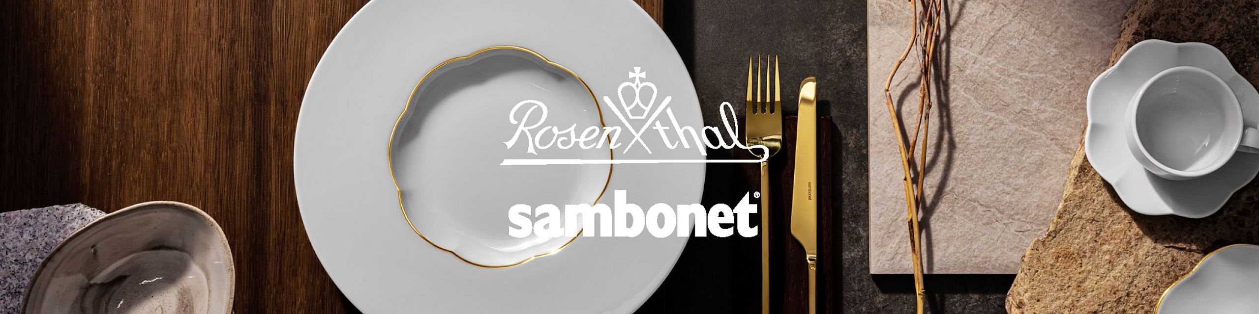 Rosenthal e Sambonet refined taste in design, pure style, from table to kitchen.