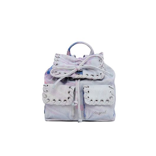 ZAINO IN DENIM CON FIOCCHETTI desigual happy friday 