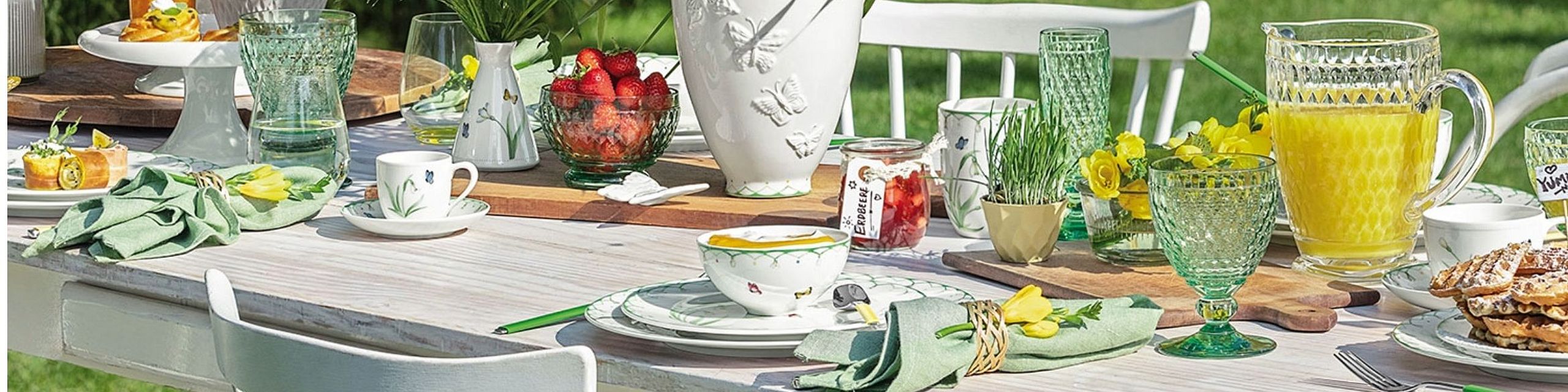 scopri l'esclusiva selezione per la tua tavola primaverile nel negozio outlet Villeroy & Boch