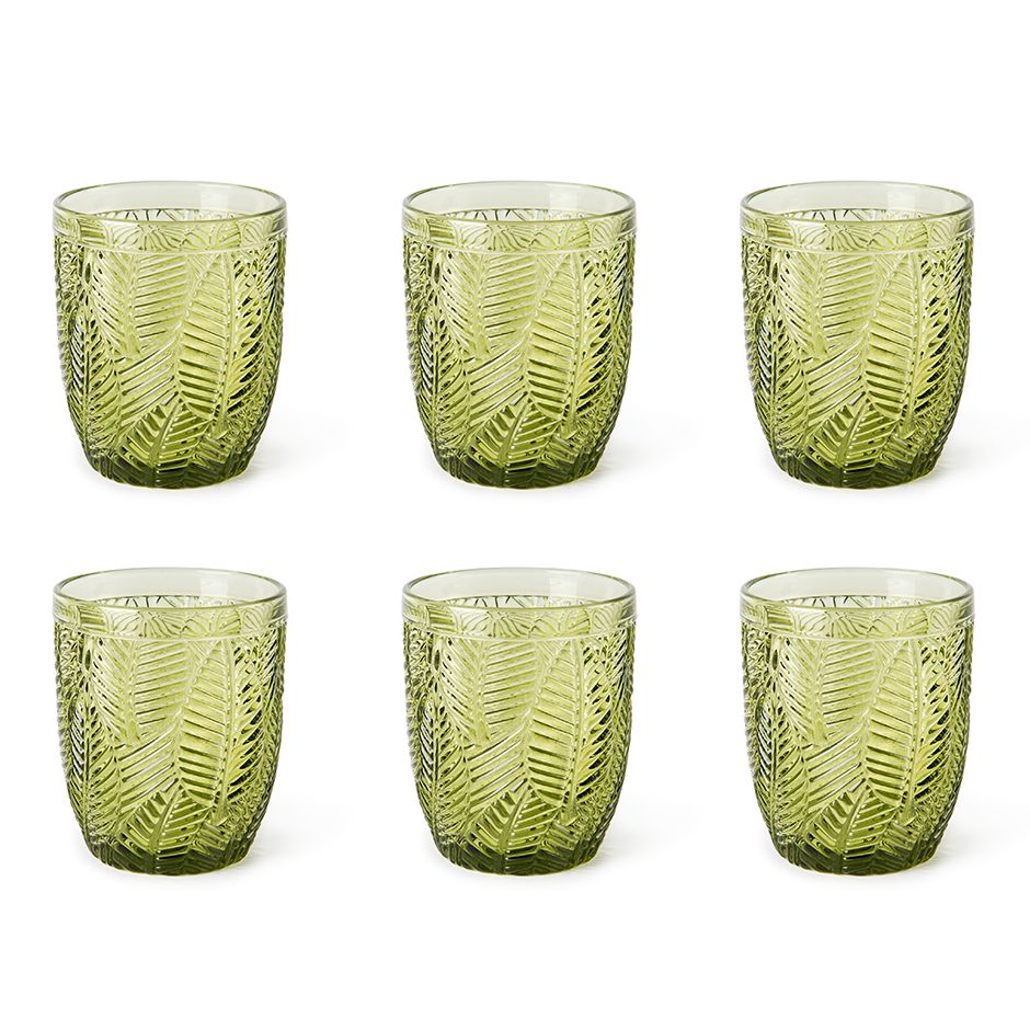 BICCHIERI 6 PZ COLLEZIONE LEAF EXCELSA happy friday 