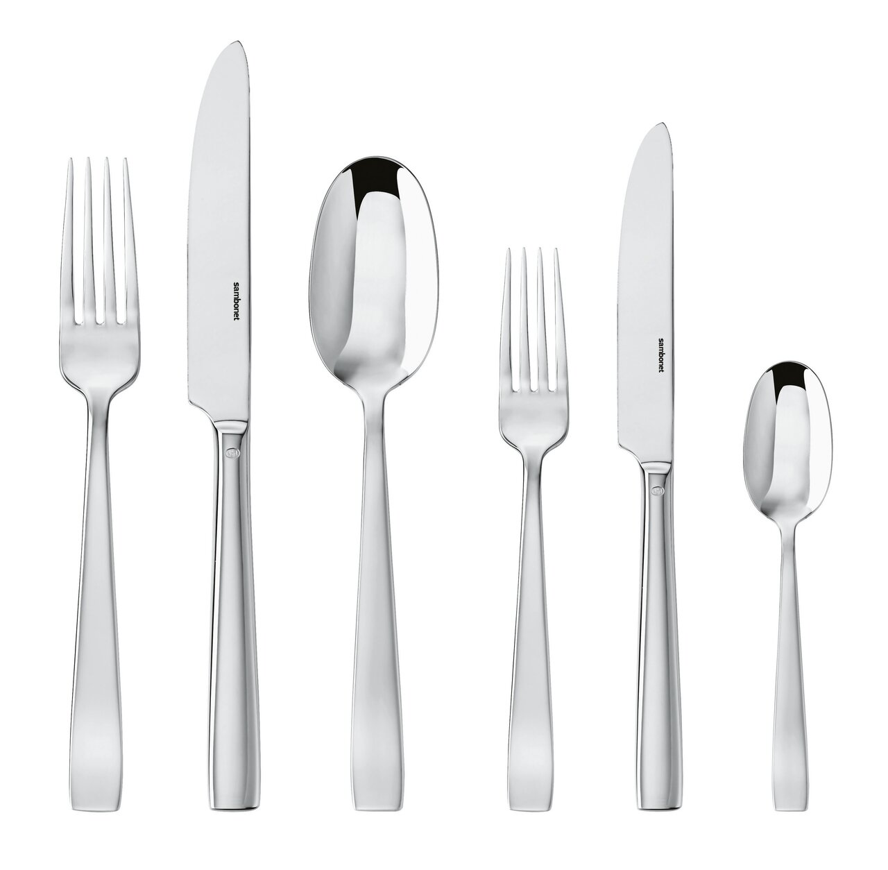 SERVIZIO 36 PZ FLAT INOX SAMBONET - ROSENTHAL happy friday 