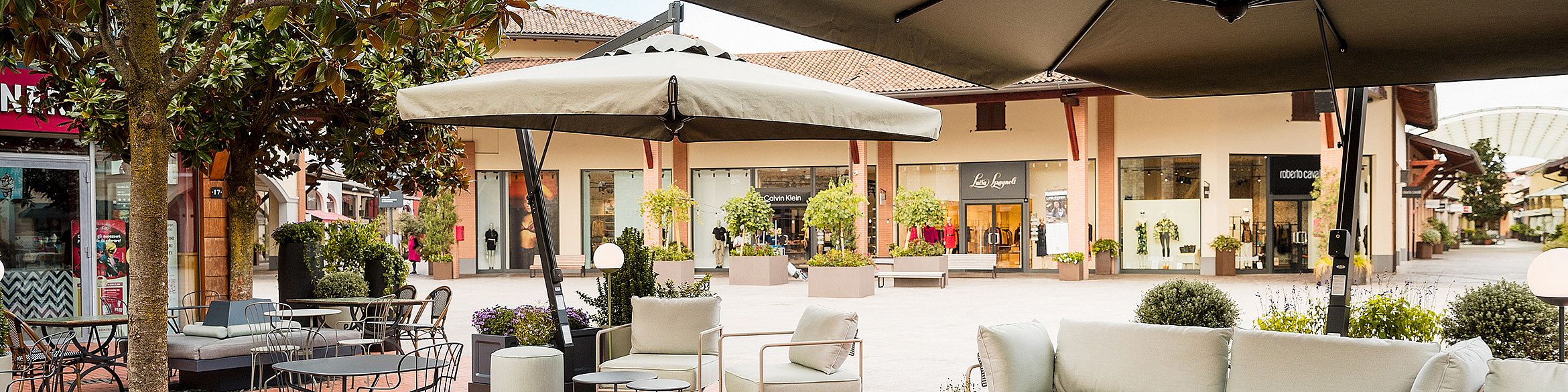L'immagine mostra una parte del Franciacorta Designer Village.
